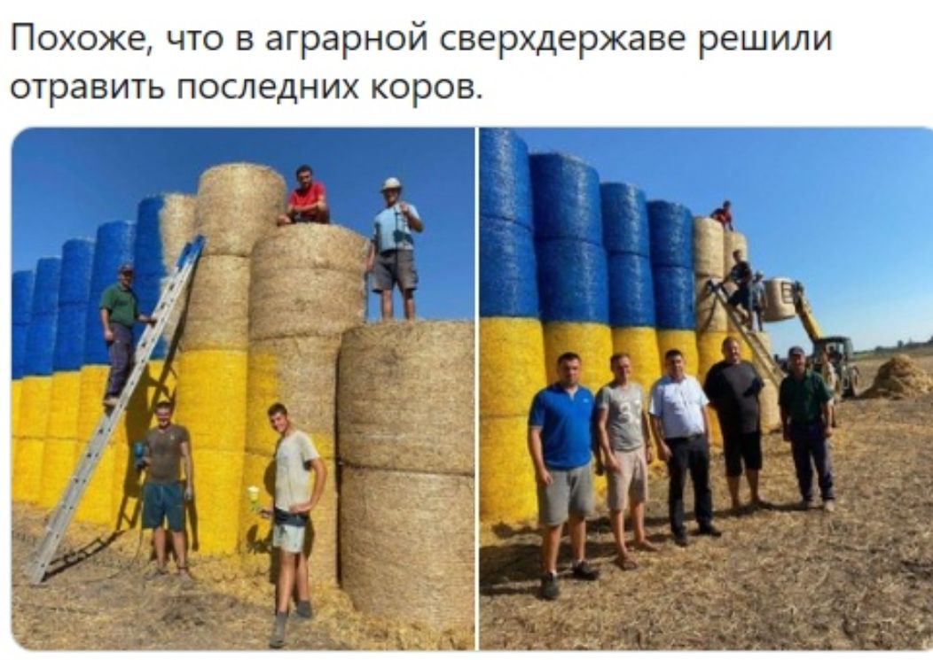 Похоже что в аграрной сверхдержаве решили отравить последних коров