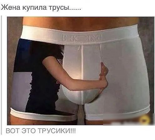 Жена купила трусы ВСП ЭТО ТРУБ ИКИ