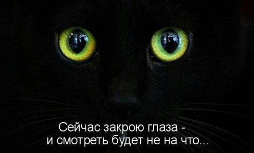 1 Сейчас закрою глаза и смотреть будет не на что