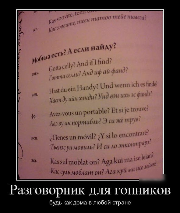 Имміх 1 Ж И Ши д мчщ нп рыЫс юминнпрнппщ Дип ч ппГ А Шип шт нд 1 1 и мы Мы пп ы к ччбшт пн м и РаЗГОВОРНИК ДЛЯ ГОПНИКОВ будь как дома в любой стране