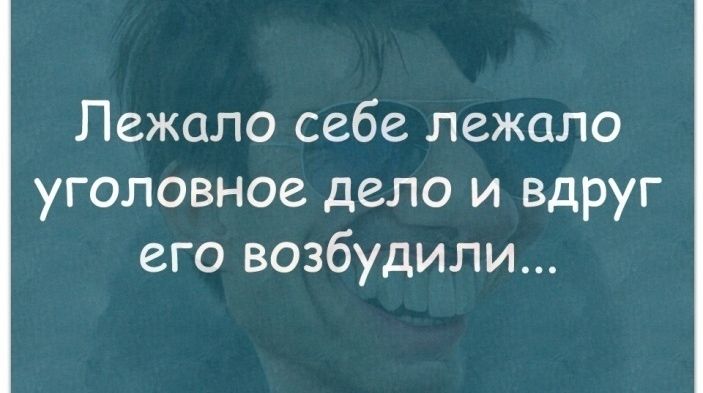 Лежала себе лежало уголовное дело и вдруг его возбудили