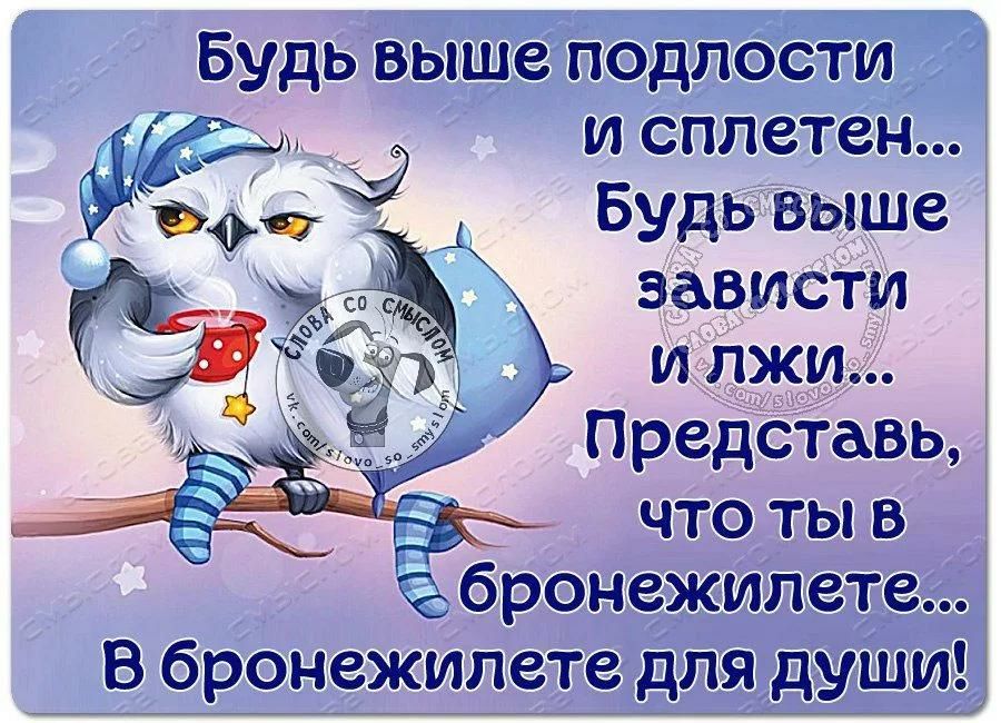 Будь выше подлости и сплетен Будьвыше зависти и лжи Представь _ что ты в бронежилете бронежилета для души
