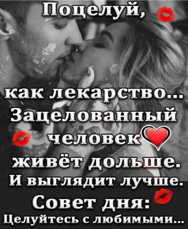 как лека сТвоЁ ёж Зацелованнди ЖИВЁ додьше И выглядит лучше Совет дня Целуйтесь с любимыми