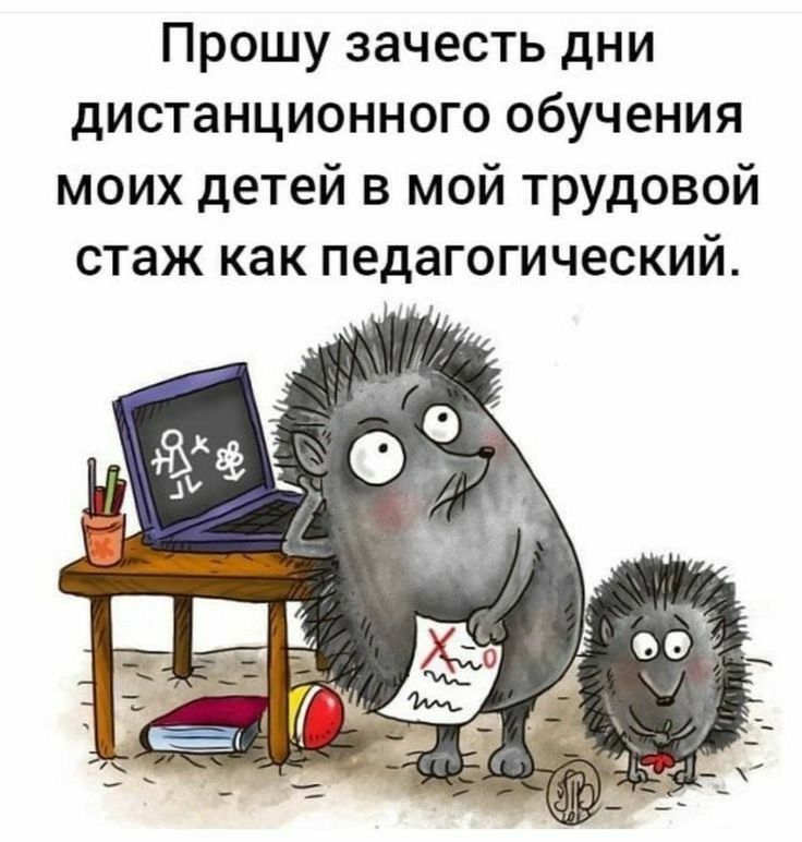 Прошу зачесть дни дистанционного обучения моих детей в мой трудовой стаж как педагогический.