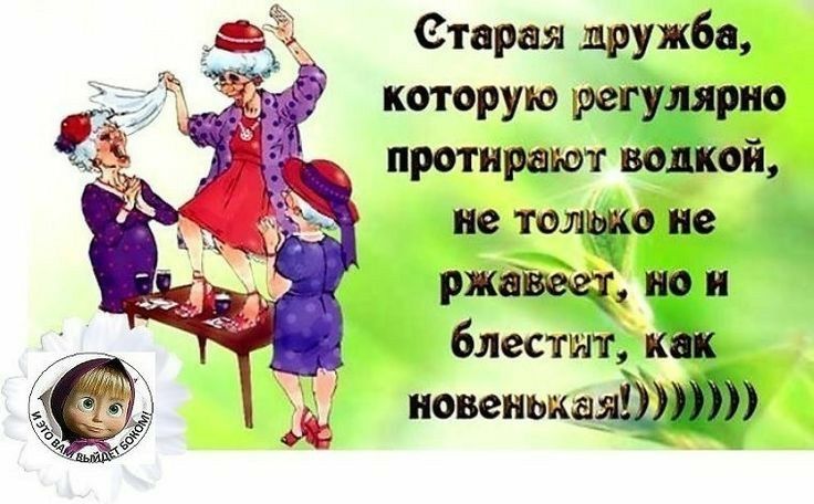 старая дружба которую регулярно протирают водкой не только не ржавых но и блестит как иовенькаяіЭМ