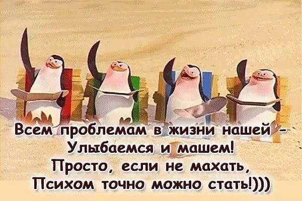 _ Всем проблемам в жизни нашей Улыбаемся итмашем Просто если не махать Психом точно можно стать