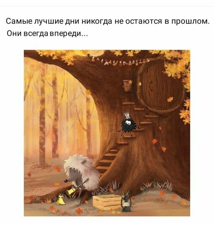 Самые лучшие дни никогда не остаются в прошлпм Они всегда впереди