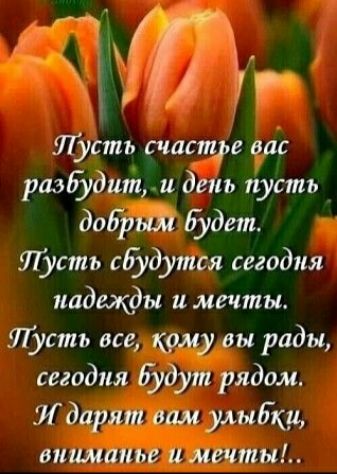 Пусть счастфнір разбудит и день пусть_ дод5удеш т Пусть сбудутся сегодня иадщды и мечты Пусть все вы рады сегодня Ёуду Ёб рядом Ид ыбкц вп _ ты