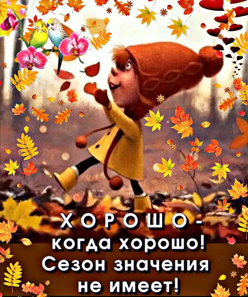 х о Р с и1о когда хорошо Сезон значения не имеет