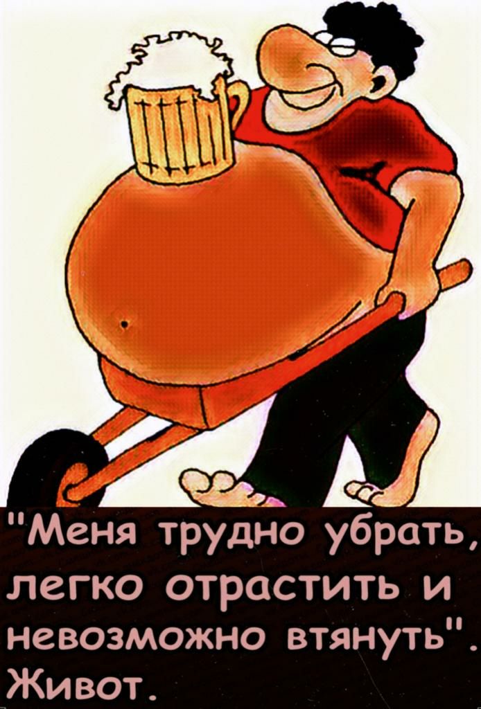 ш Аааа Меня трудно убрать легко отрастить и невозможно втянуть Живот