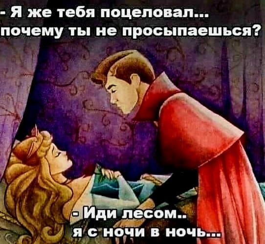 я же тебя поцеловал нечему ты не просыпаешься кг ч