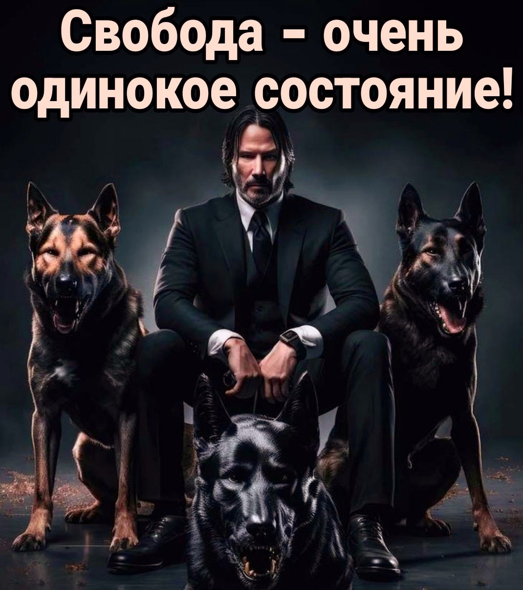 Свобода очень одинокое состояние
