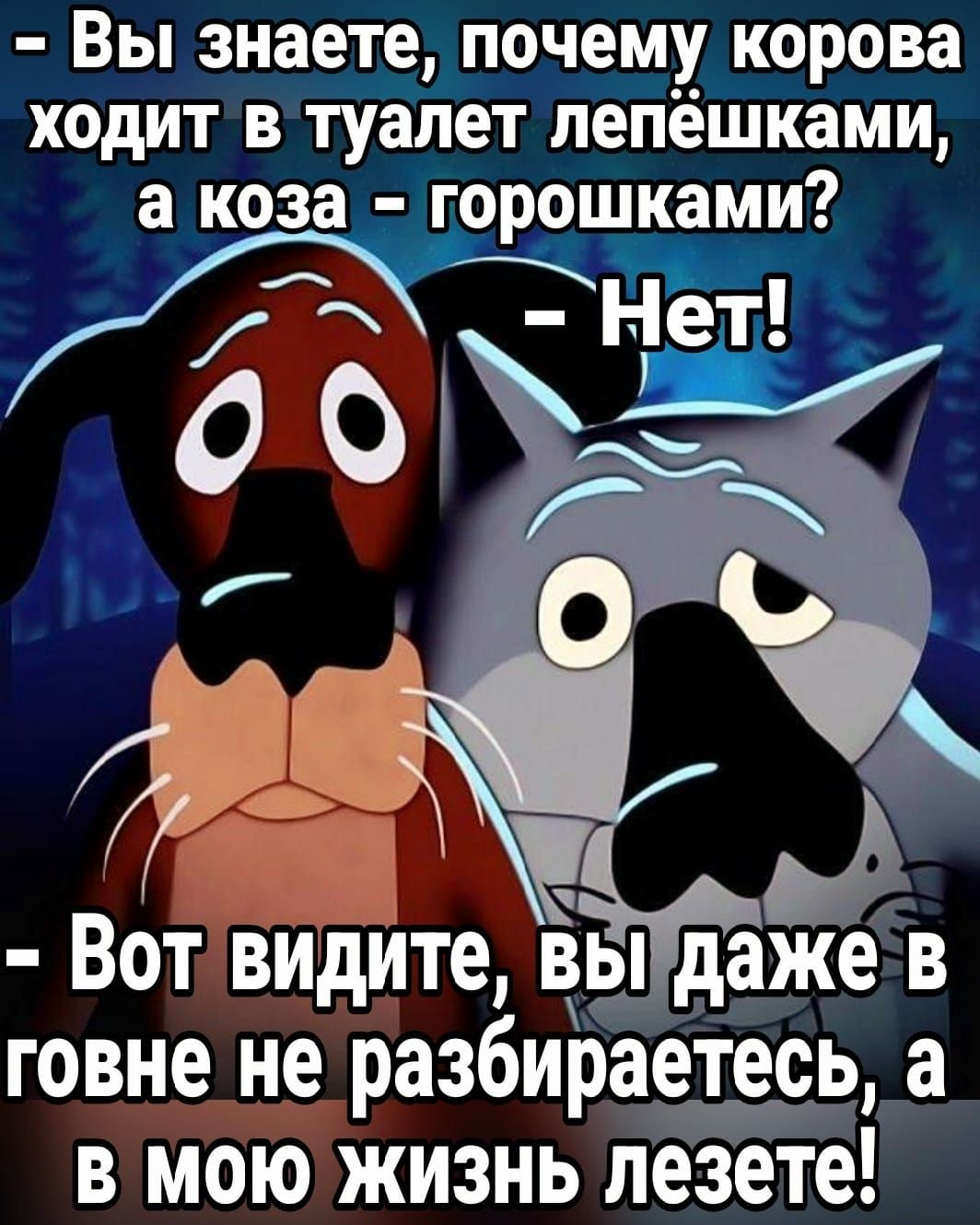 ВЫ 3Н8__ЕТЕ ЁПОЧЕМУ корова ХОдИТ В ТУЗЛЁТ ПЕПЁШКЗМИ а КОЗЗ ГОРОШКЗМИ 5 Вот видите вы даже в говне не разбираетесь а в мою жизнь лезете