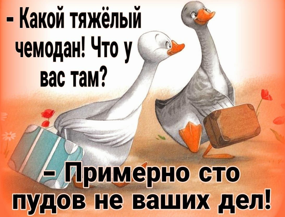 Какой тяжёлый чемодан Что у 5 вас там дк 7 ПримерйЪ сто пудов не ваших деп