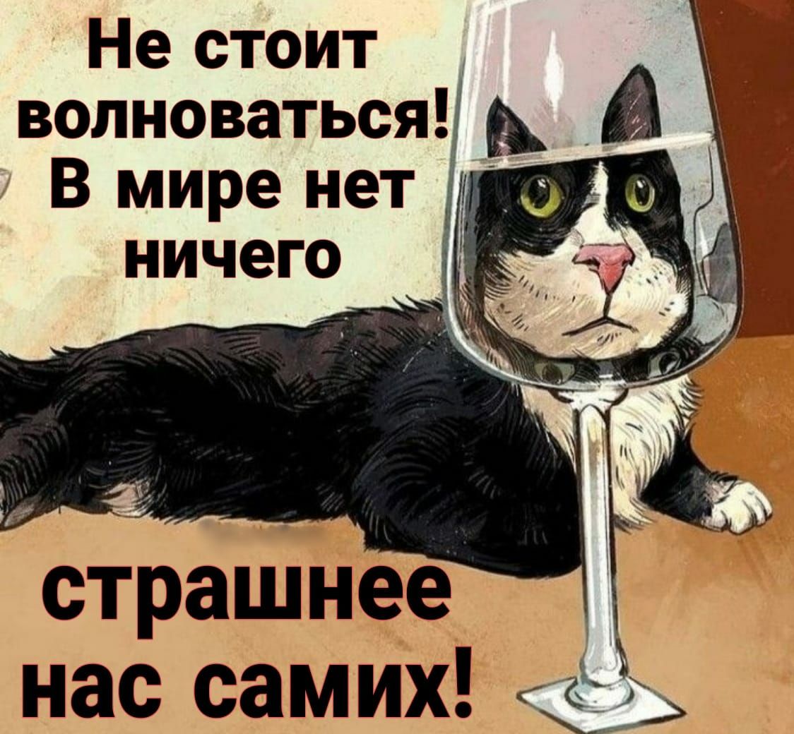 Не стоит волноваться В мире нет ничего страшнее нас самих с