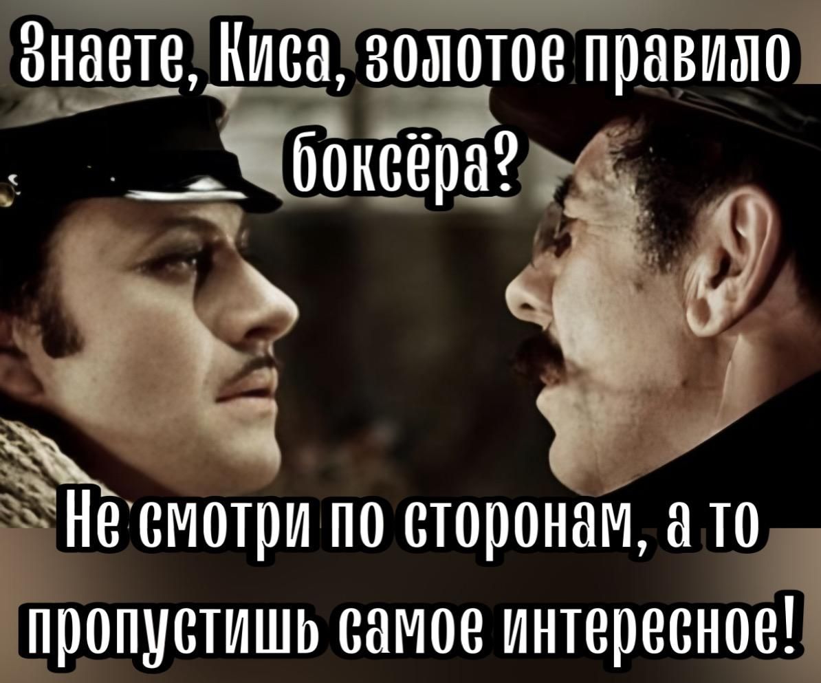 наете Киса золотое правизо 3 от 5 Г я Несмотри по сторонам а о пропустишь самое интересное