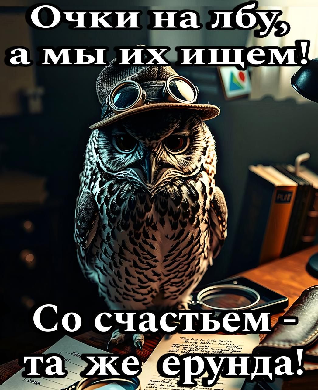 Очки на лбу, а мы их ищем! Со счастьем - та же ерунда!