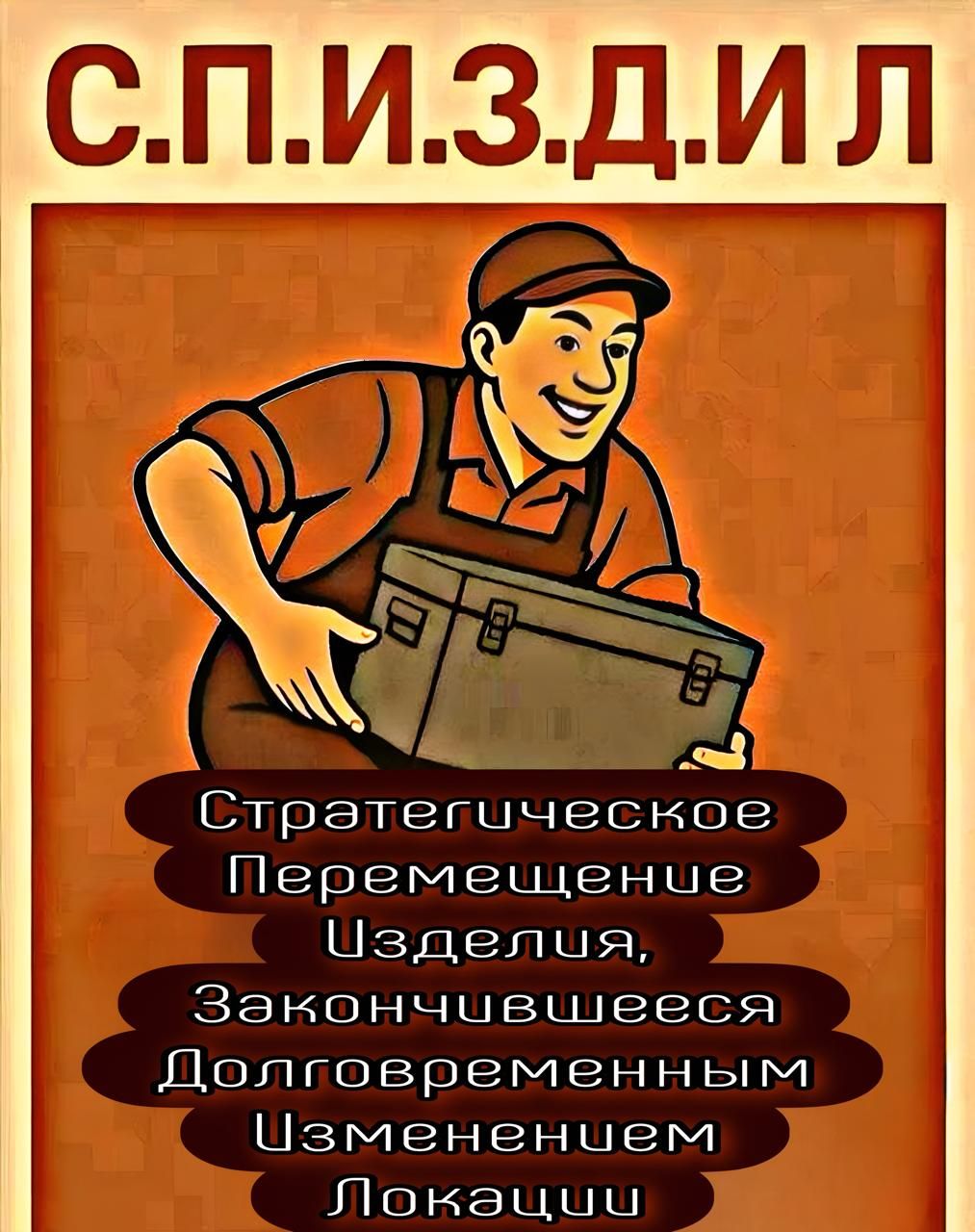 С.П.И.З.Д.И.Л
Стратегическое Перемещение Изделия,
Закончившееся Долговременным Изменением Локации