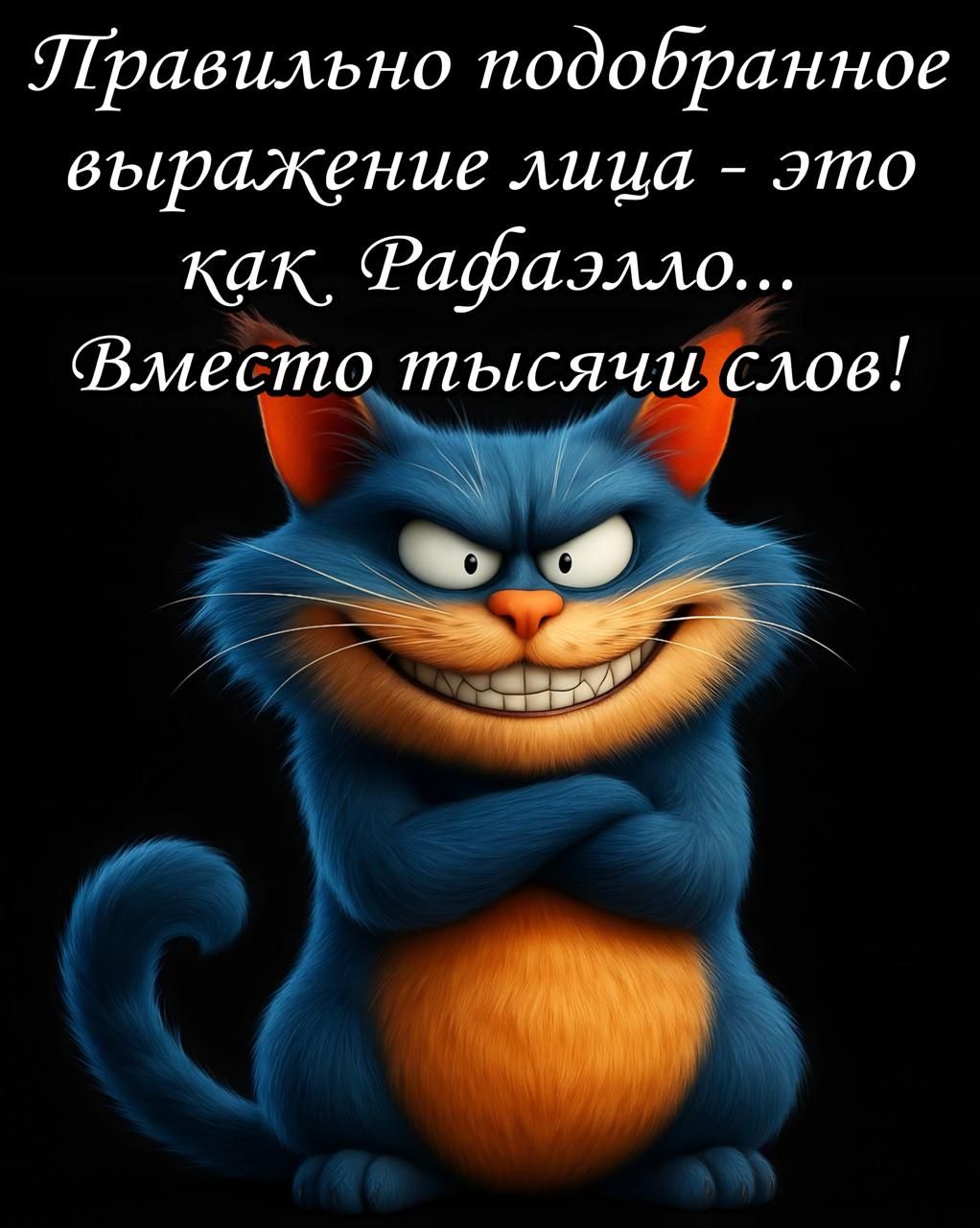 Правильно подобранное выражение лица - это как Рафаэлло... Вместо тысячи слов!