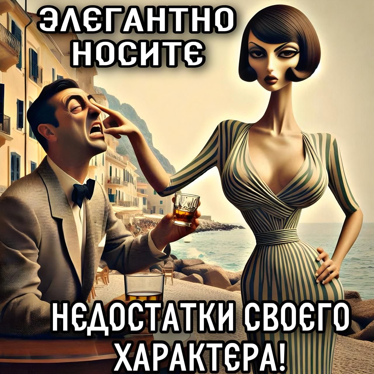 ЭЛЕГАНТНО НОСИТЕ НЕДОСТАТКИ СВОЕГО ХАРАКТЕРА!