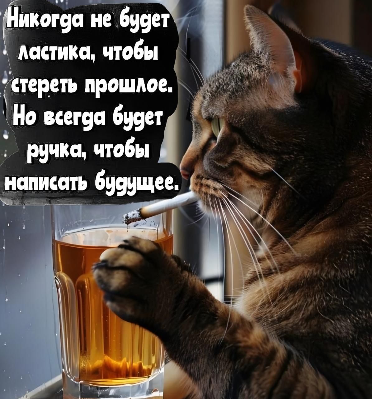 Никогда не будет ластика, чтобы стереть прошлое. Но всегда будет ручка, чтобы написать будущее.