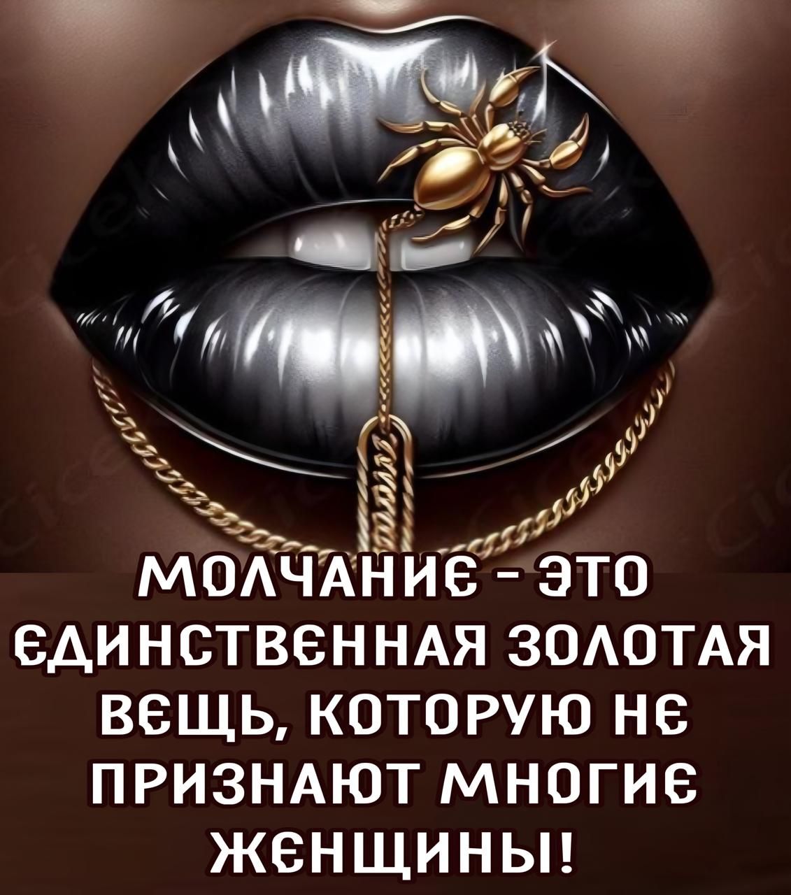 МОЛЧАНИЕ - ЭТО ЕДИНСТВЕННАЯ ЗОЛОТАЯ ВЕЩЬ, КОТОРУЮ НЕ ПРИЗНАЮТ МНОГИЕ ЖЕНЩИНЫ!