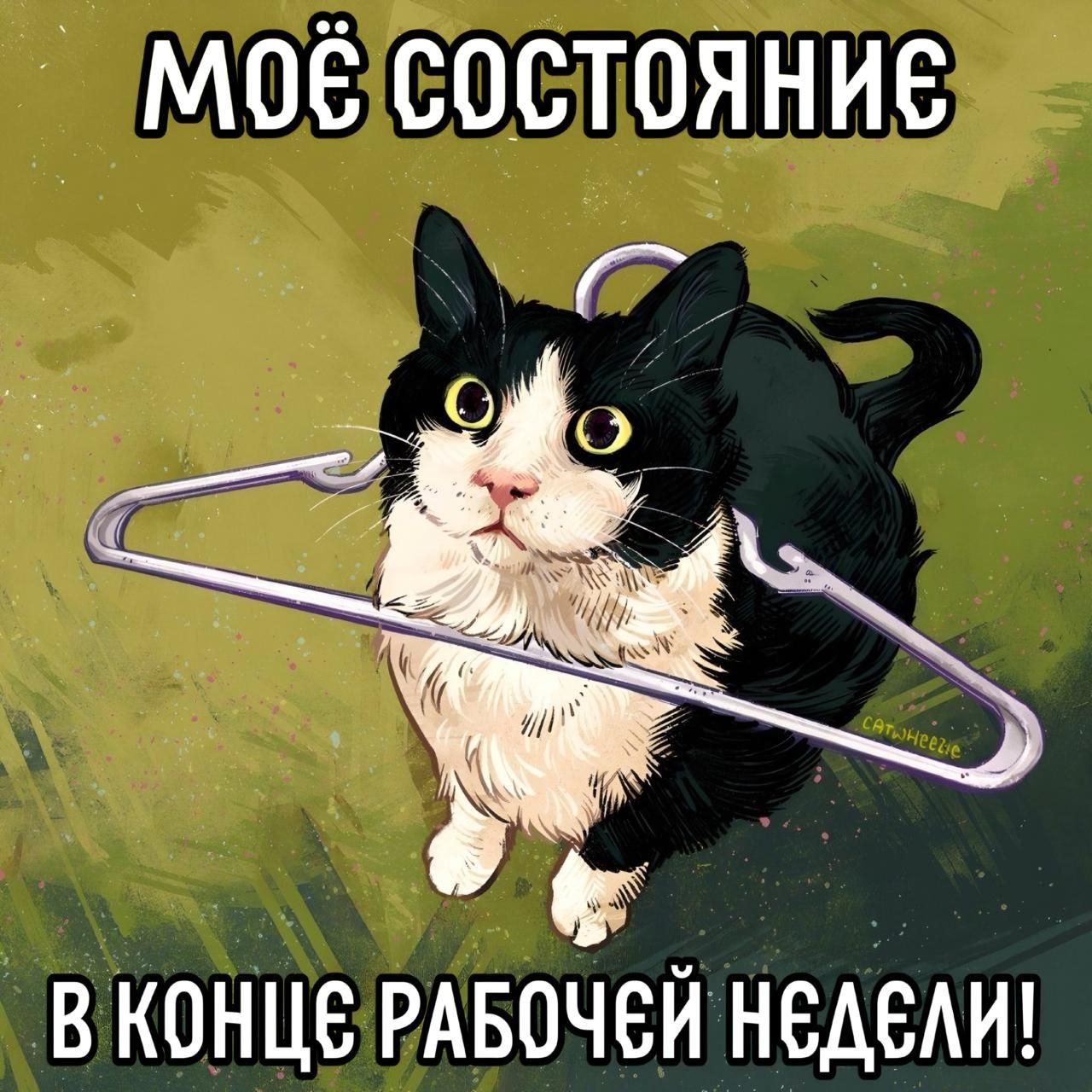 МОЁ СОСТОЯНИЕ В КОНЦЕ РАБОЧЕЙ НЕДЕЛИ!