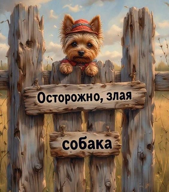 Осторожно, злая собака