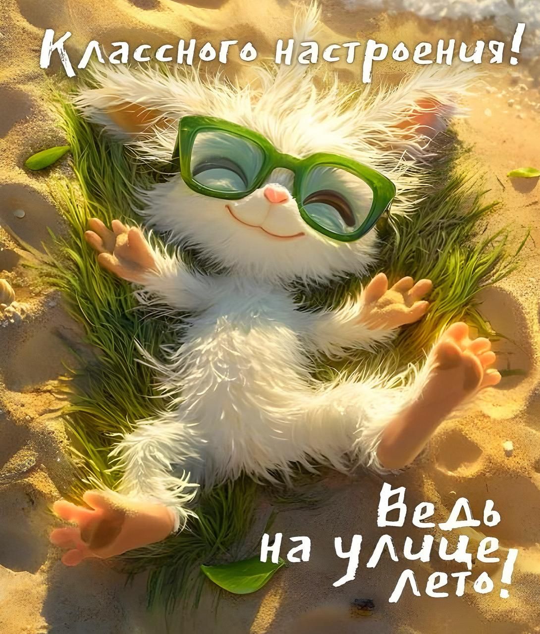 Классного настроения! Ведь на улице лето!