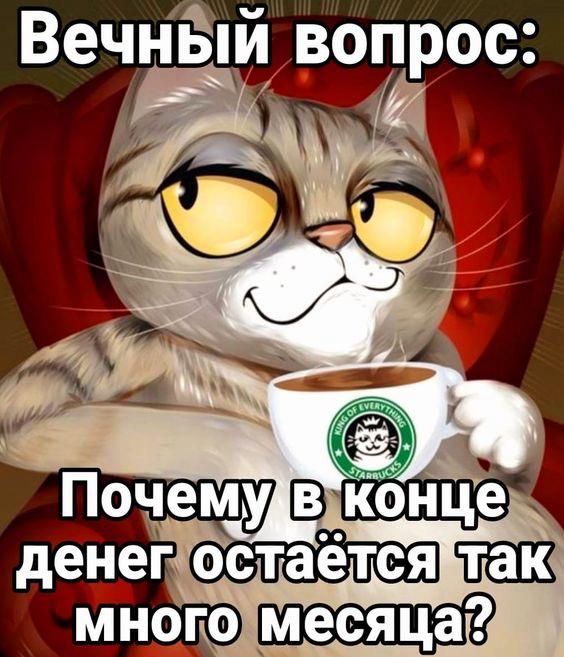 Вечный вопрос: Почему в конце денег остаётся так много месяца?