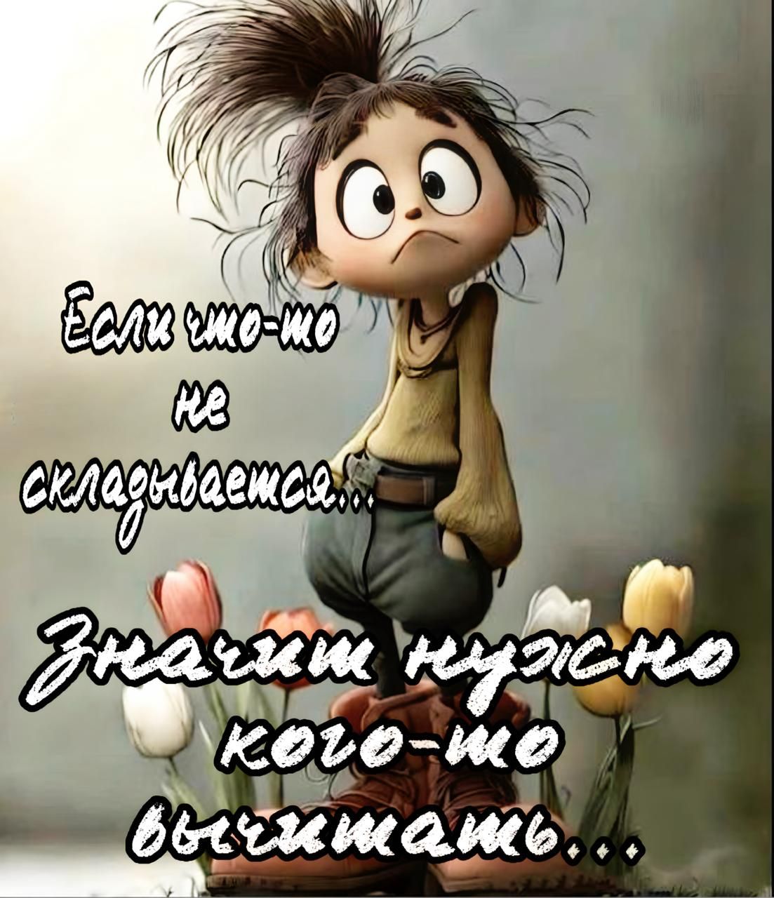 Если что-то не складывается... Значит нужно кого-то вычитать...