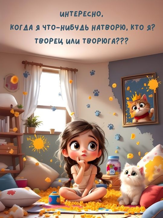 ИНТЕРЕСНО, КОГДА Я ЧТО-НИБУДЬ НАТВОРЮ. КТО Я? ТВОРЕЦ ИЛИ ТВОРЮГА???