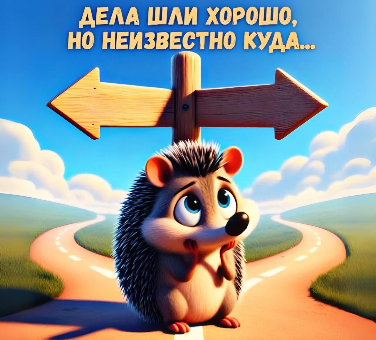 Дела шли хорошо, но неизвестно куда...