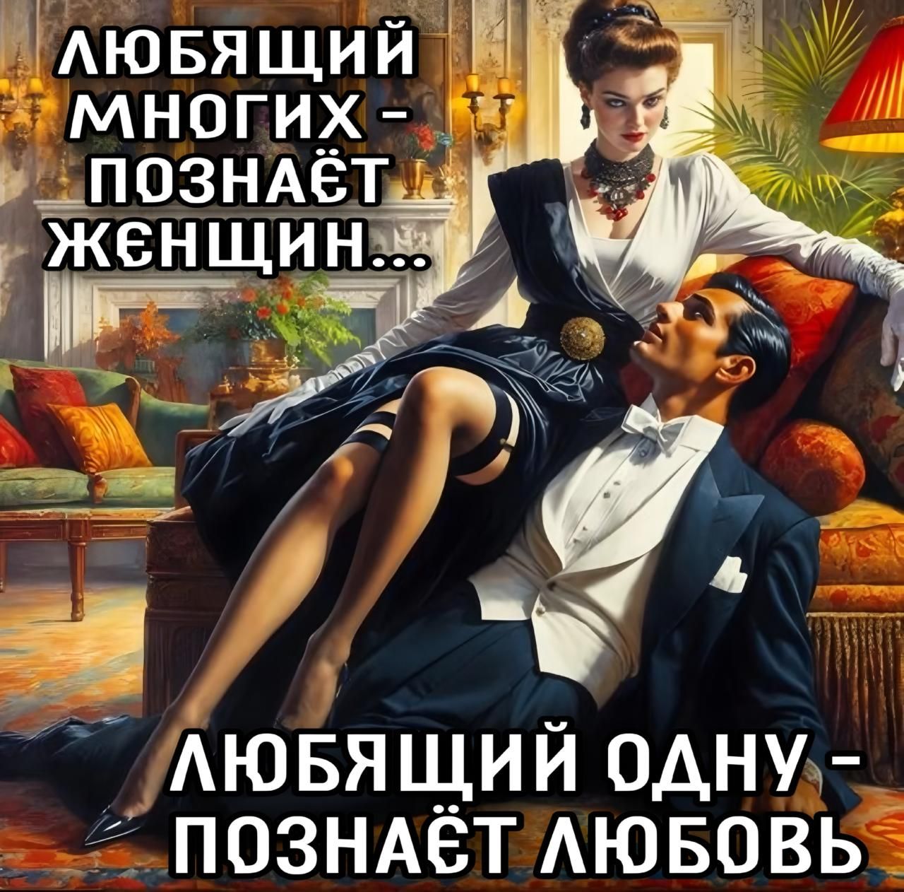 ЛЮБЯЩИЙ МНОГИХ - ПОЗНАЁТ ЖЕНЩИН... ЛЮБЯЩИЙ ОДНУ - ПОЗНАЕТ ЛЮБОВЬ