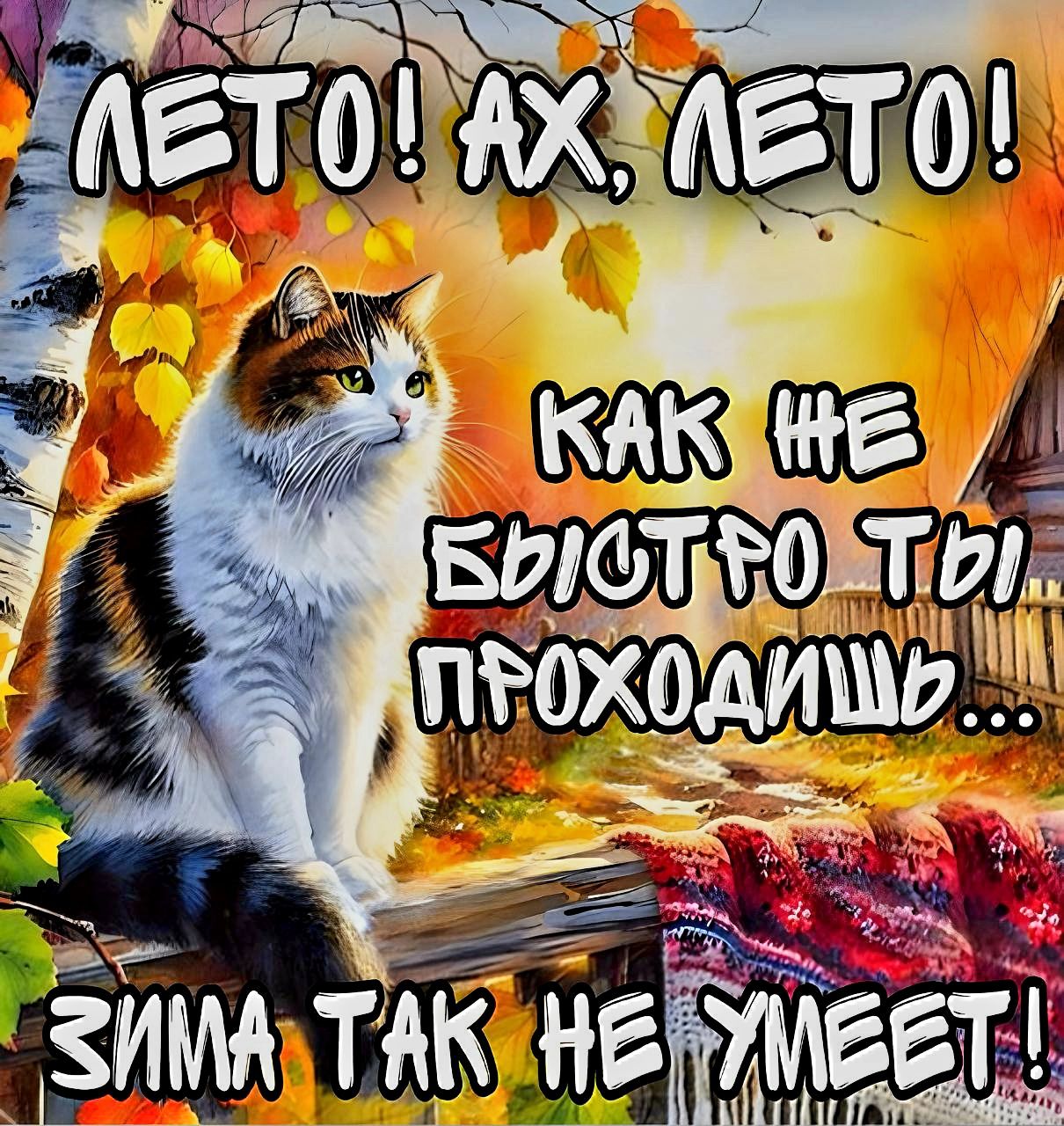 ЛЕТО! Ах, ЛЕТО! Как же быстро ты проходишь... ЗИМА так не умеет!