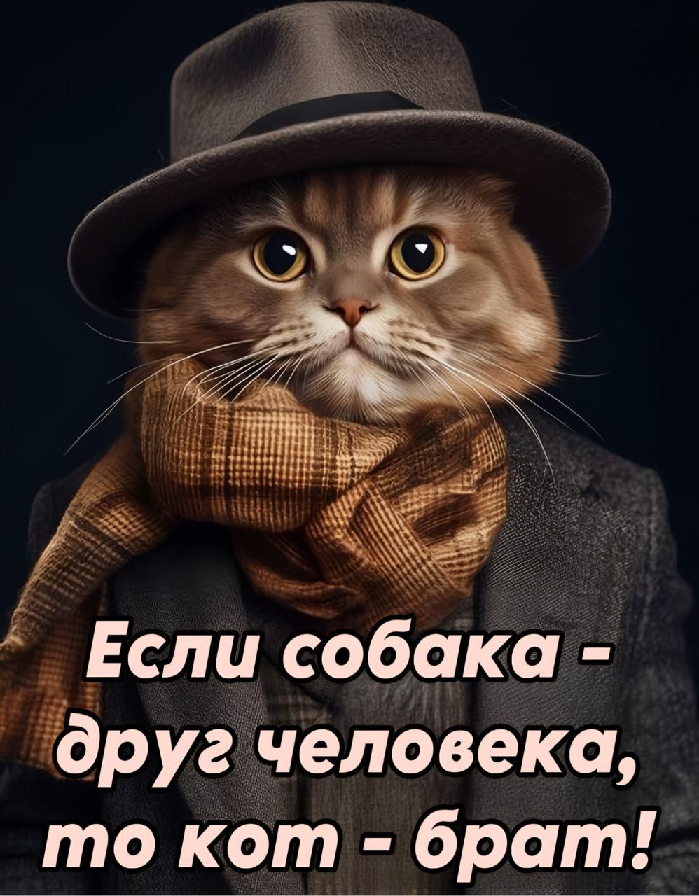 Если собака - друг человека, то кот - брат!