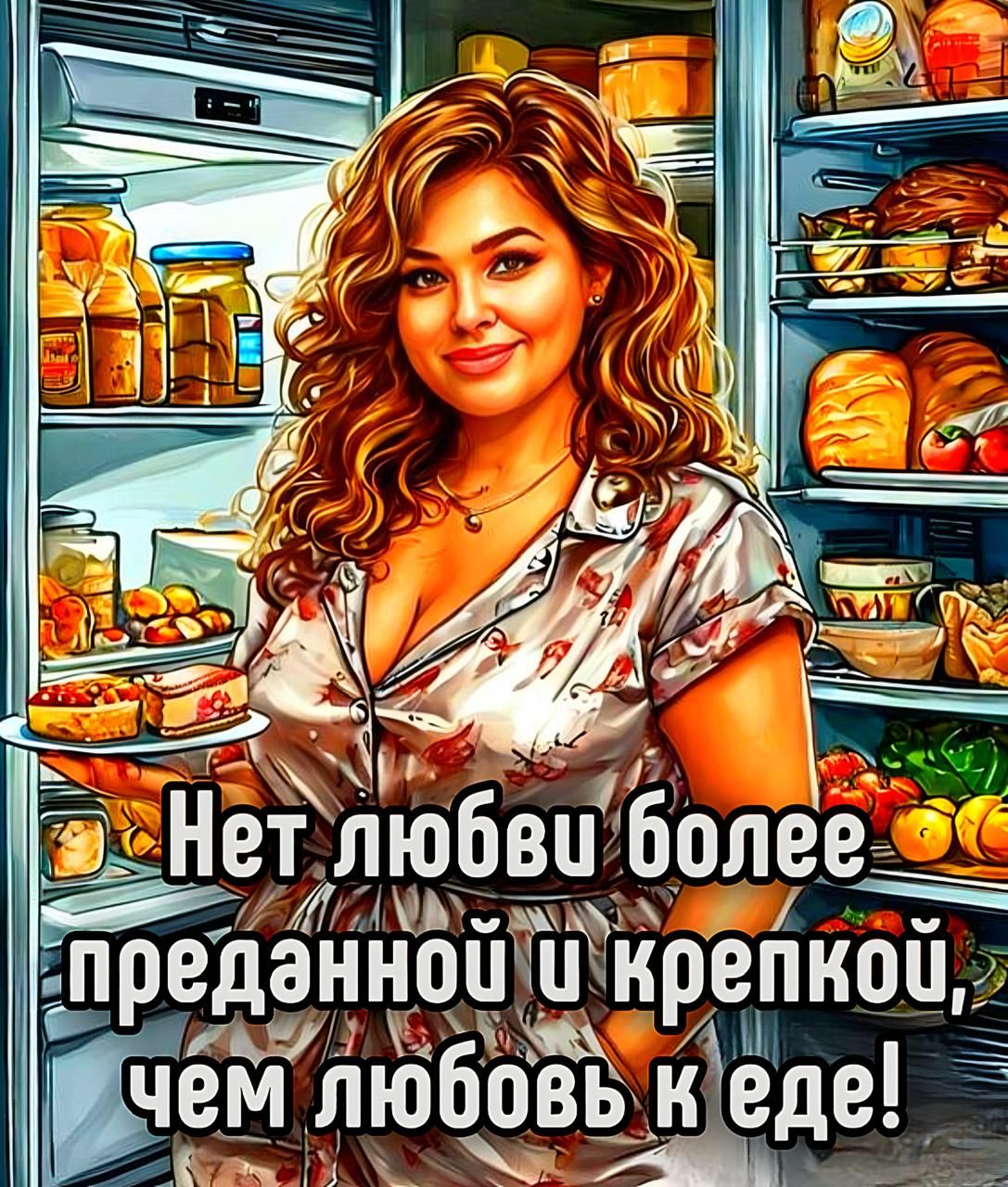 Нет любви более преданной и крепкой, чем любовь к еде!