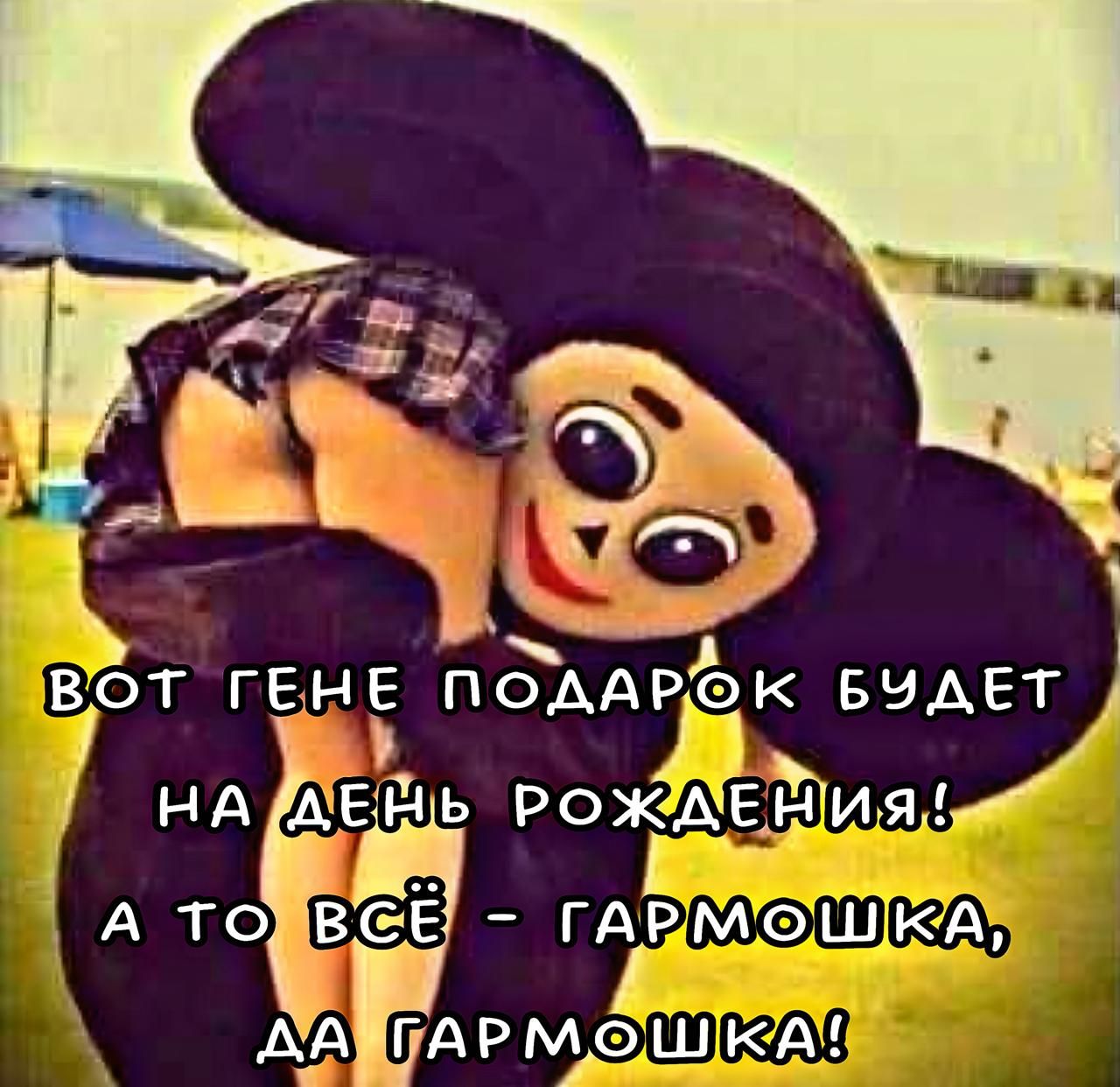 ВOT ГЕНЕ ПОДАРОК БУДЕТ НА ДЕНЬ РОЖДЕНИЯ! А ТО ВСЁ - ГАРМОШКА, ДА ГАРМОШКА!