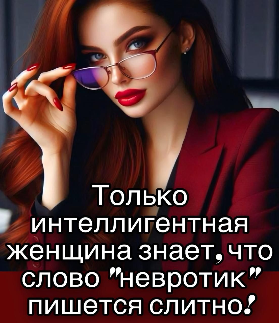 Только интеллигентная женщина знает, что слово 