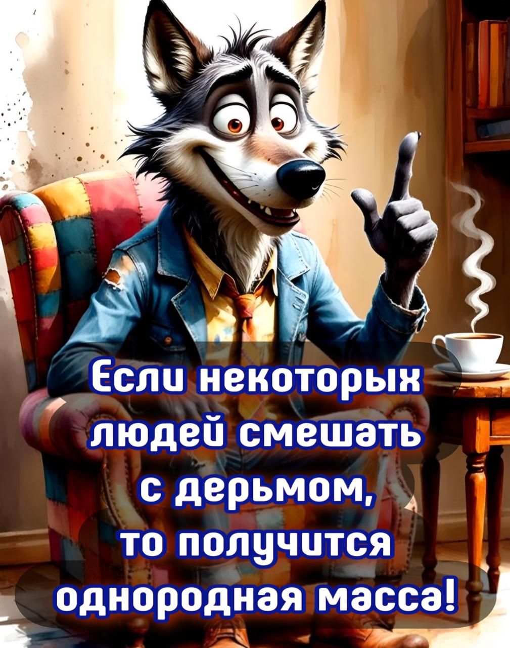 Если некоторых людей смешать с дерьмом, то получиться однородная масса!