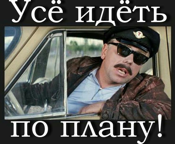 Усё идёт по плану!