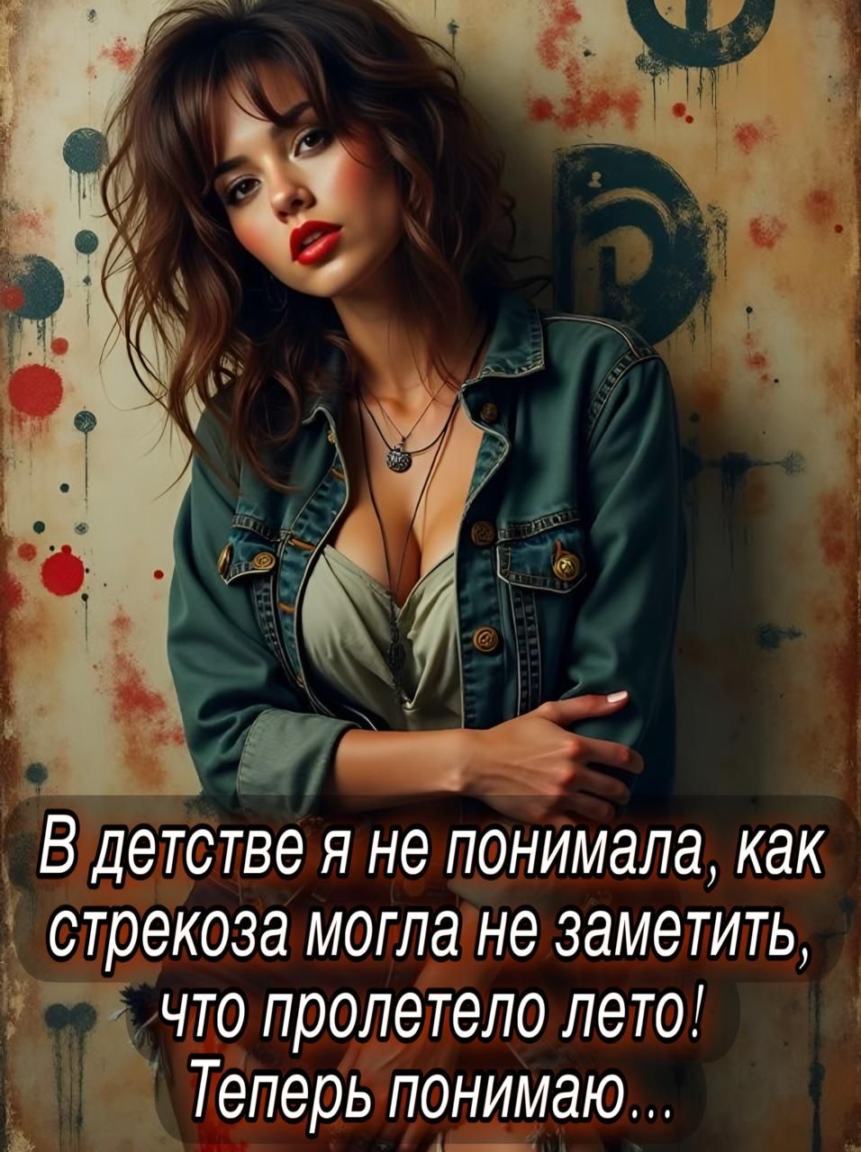 В детстве я не понимала, как стрекоза могла не заметить, что пролетело лето! Теперь понимаю...