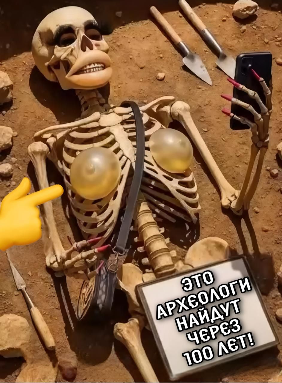 ЭТО АРХЕОЛОГИ НАЙДУТ ЧЕРЕЗ 100 ЛЕТ!
