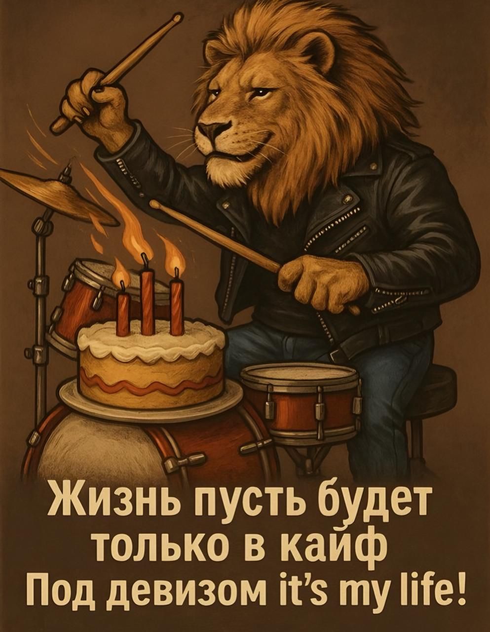 Жизнь пусть будет только в кайф. Под девизом it’s my life!