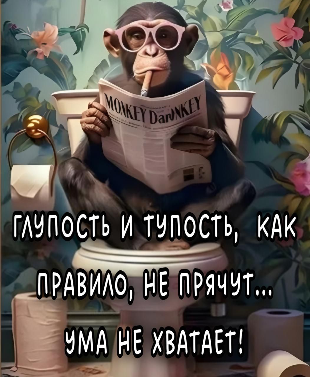 Глупость и тупость, как правило, не прячут… ума не хватает!