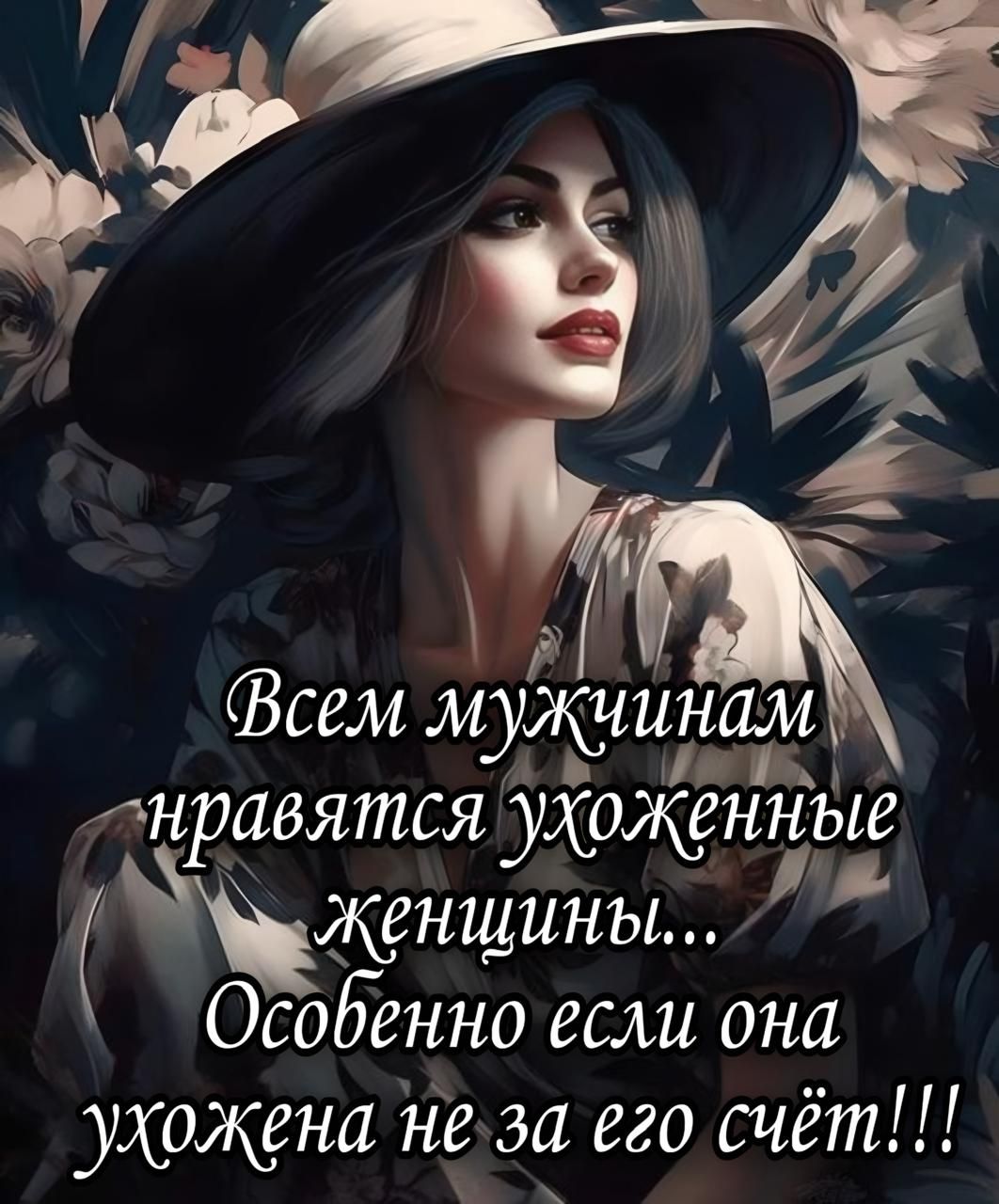 Всем мужчинам нравятся ухоженные женщины... Особенно если она ухожена не за его счёт!!!