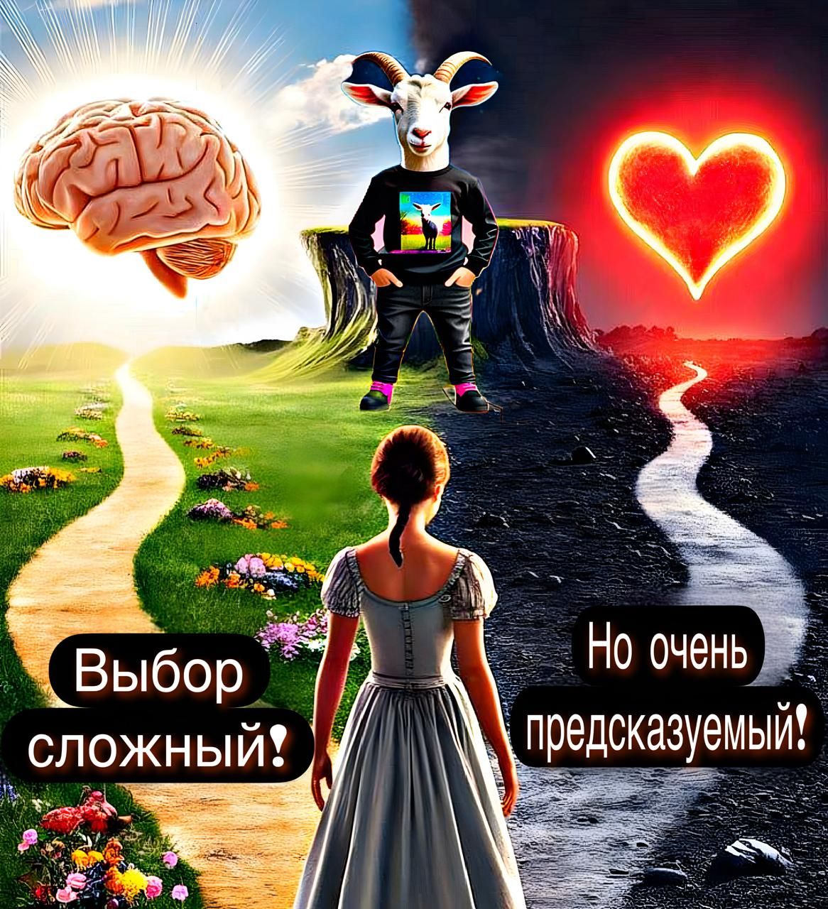 Выбор сложный! Но очень предсказуемый!