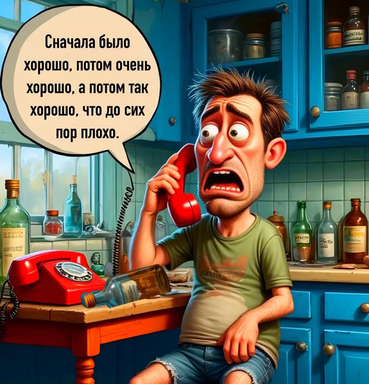 Сначала было хорошо, потом очень хорошо, а потом так хорошо, что до сих пор плохо.