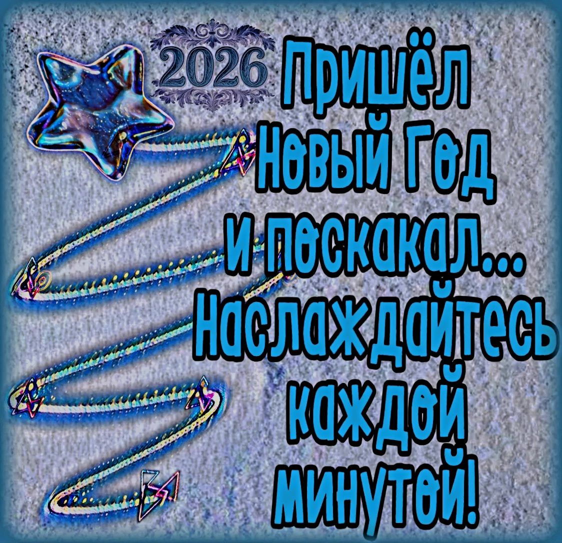 2026 Пришёл Новый Год и поскакал... Наслаждайтесь каждой минутой!