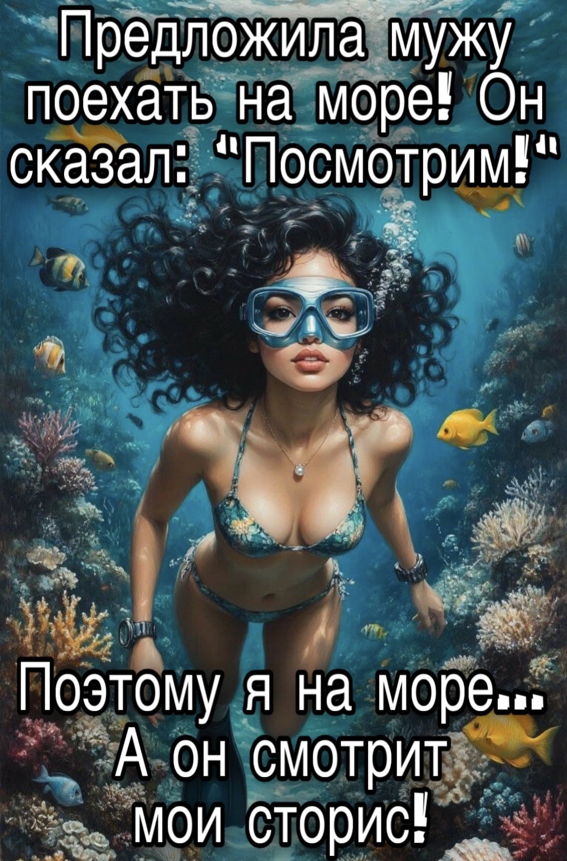 Предложила мужу поехать на море! Он сказал: 